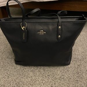Coach Brand Navy Handbag